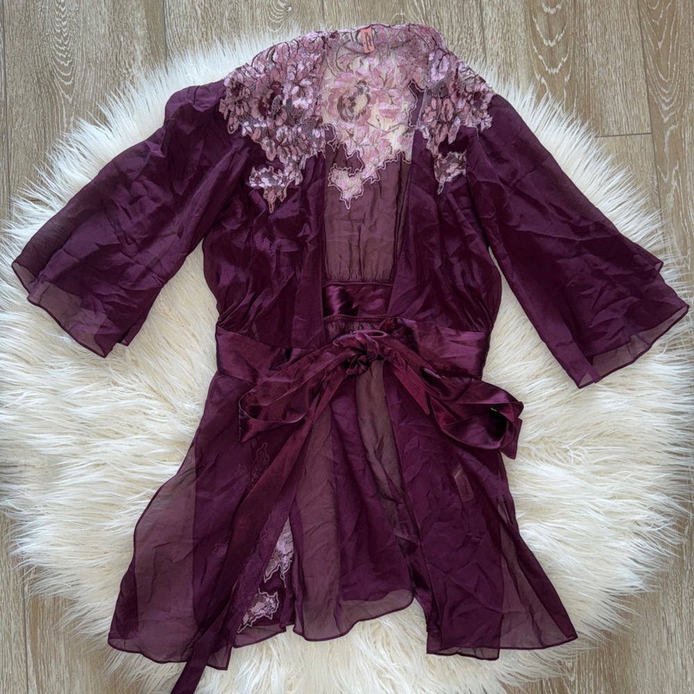 Agent provocateur Purple Women's Robe